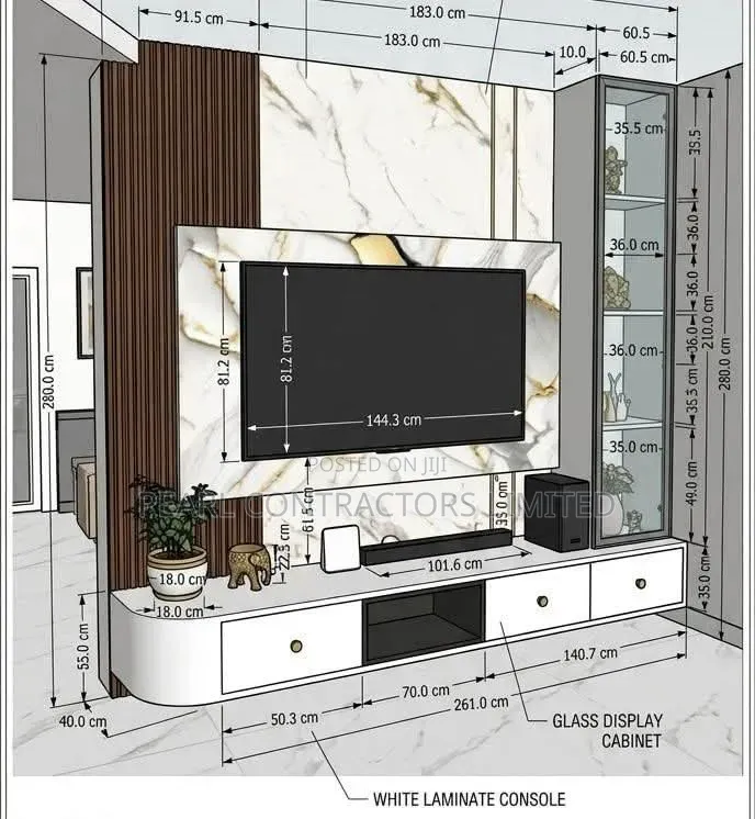 TV Stands/Colombia Wall Unit TV Stands in Any Colour