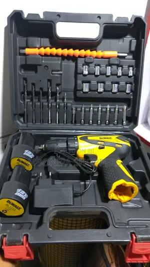 12V Cordless Drill Machine Kit With Dual 12V Li-Ion Batteries