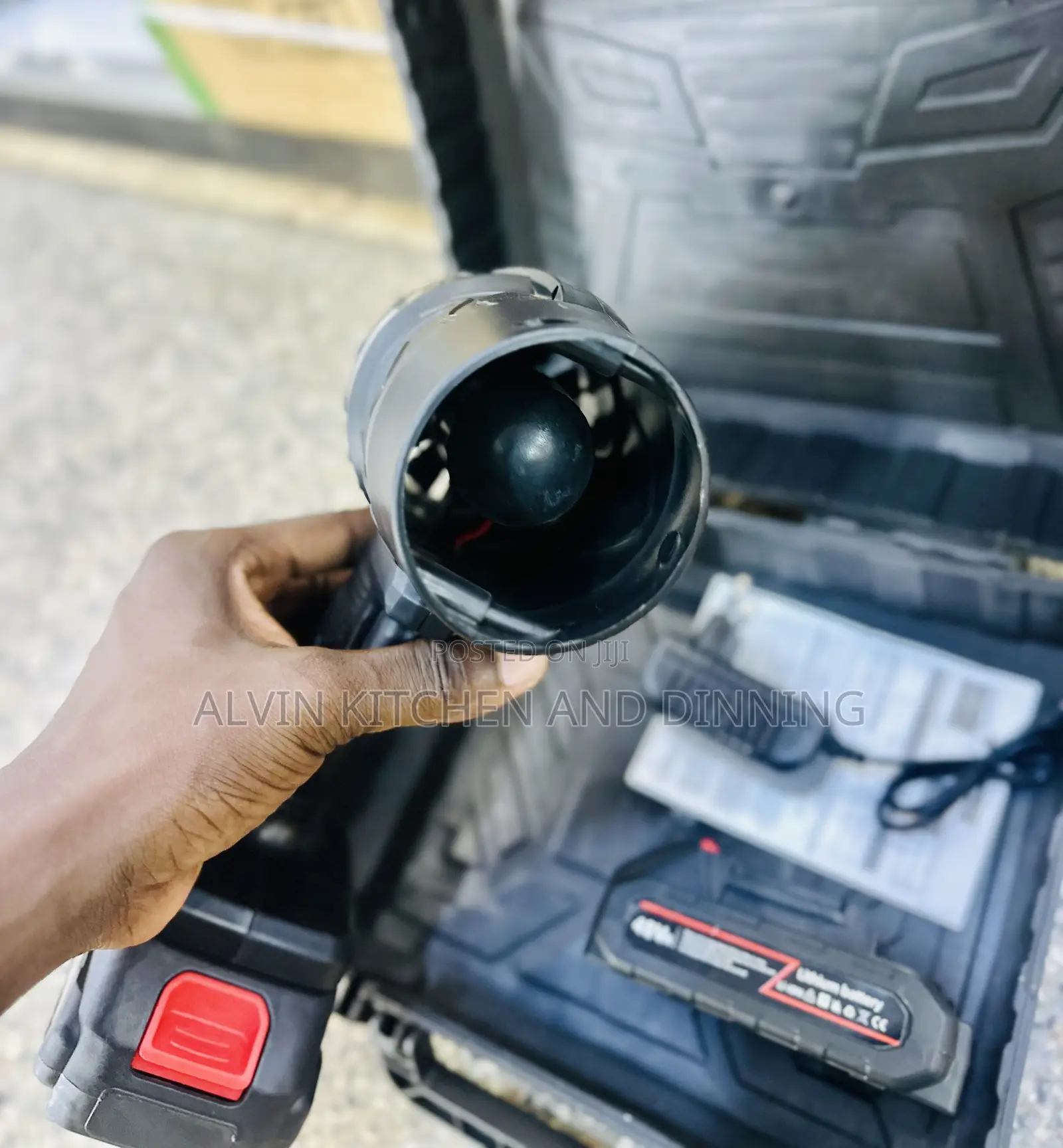 Cordless Blower With Two Batteries