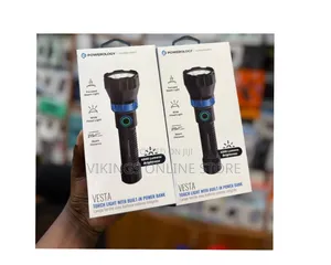 Powerology Vesta Torch Light With Built-in Power Bank