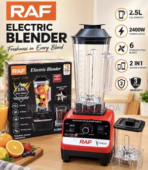 RAF 2.5L Commercial Electric Blender | Heavy-Duty High-Power Blender
