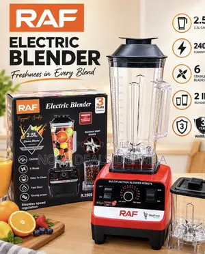 RAF 2.5L Commercial Electric Blender | Heavy-Duty High-Power Blender