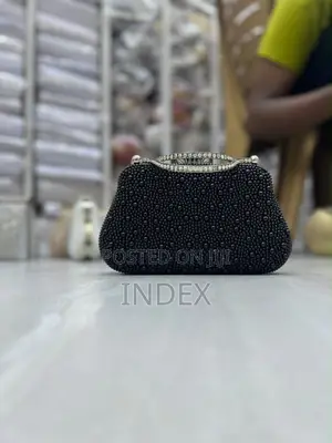 Pearl Beaded Clutch Bag