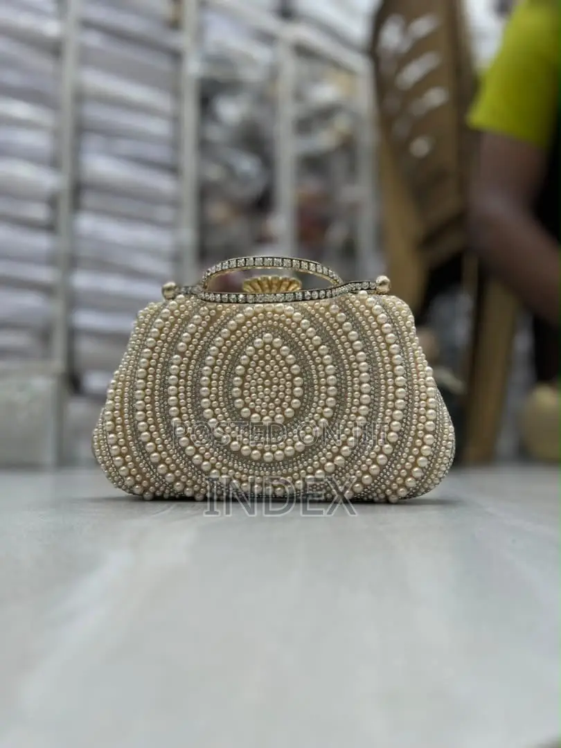 Beaded Party Clutch Bag