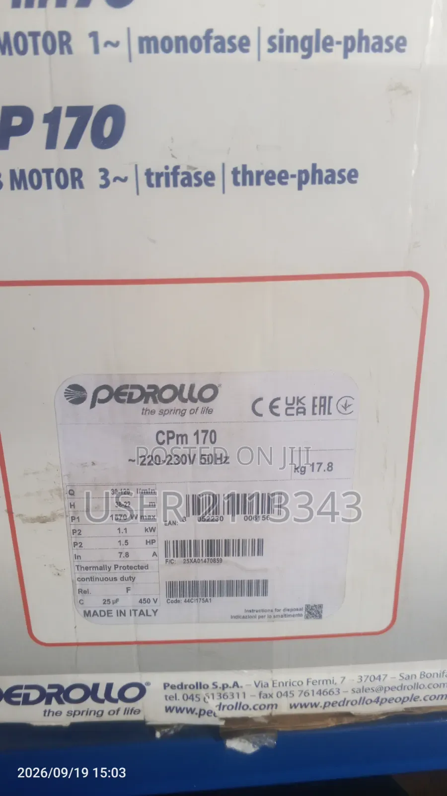 Electric Pumps