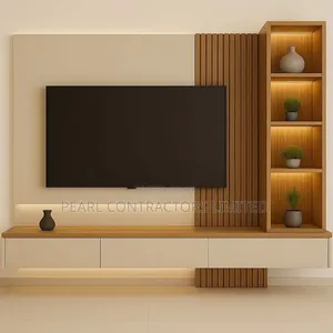 TV Stands/Alaskan Class Wall Unit TV Stands in Any Colour /-