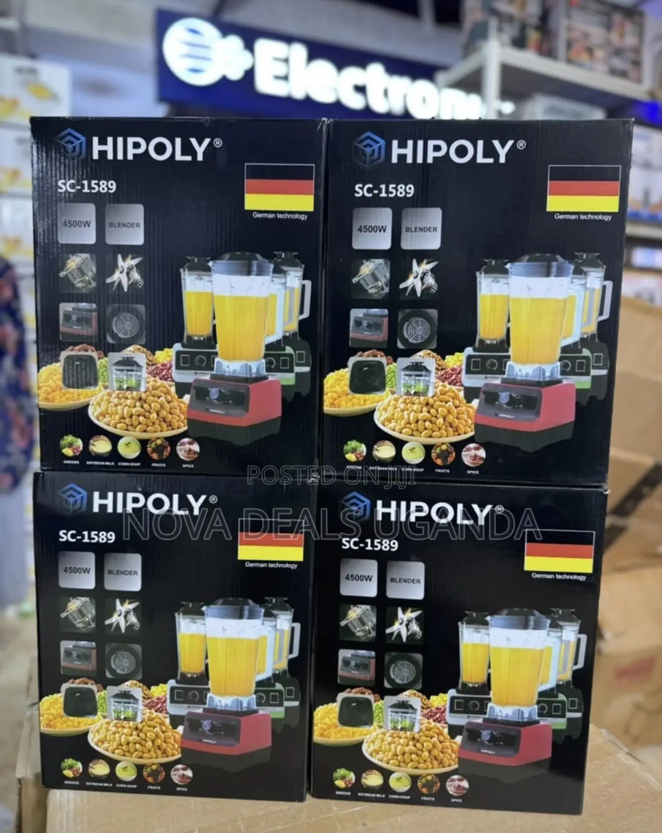 Hipoly SC-1589 Commercial Electric Blender | Heavy-Duty Blender