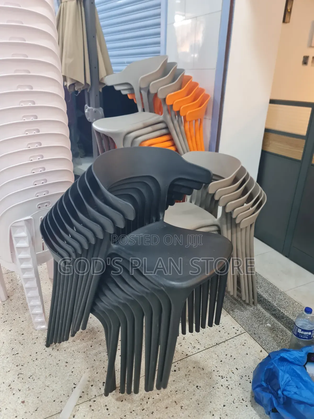 Stackable Plastic Dining Chairs Plastic Chairs 1pcs