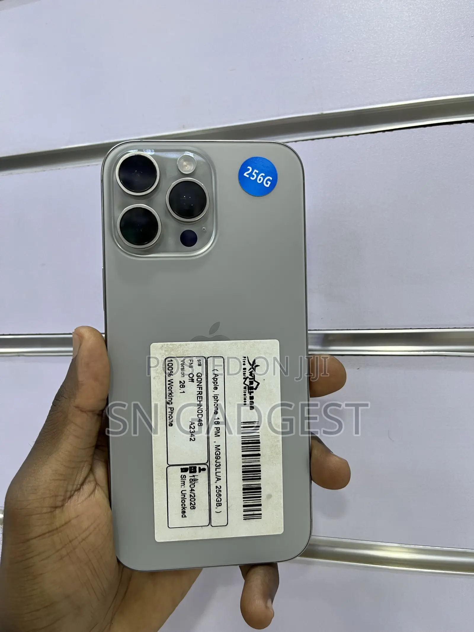 Apple iPhone 16 Pro Max 256 GB Gray