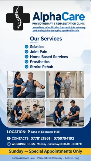Kampala:Senior Physiotherapist, Counselor, Public Health, Nutrition
