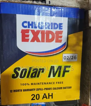 20 Ah Chloride Exide Solar MF Maintenance-Free Calcium Battery