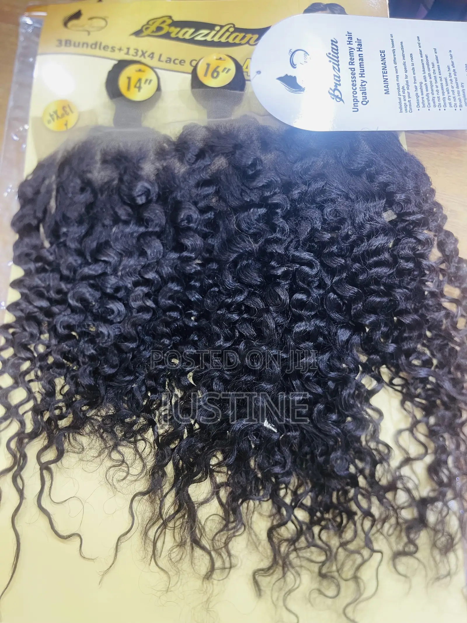 4pcs Curly Hair