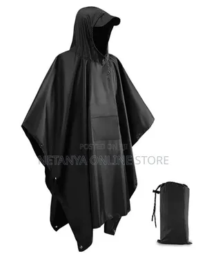 Pancho Lightweight New Hooded Adult Rain Coat