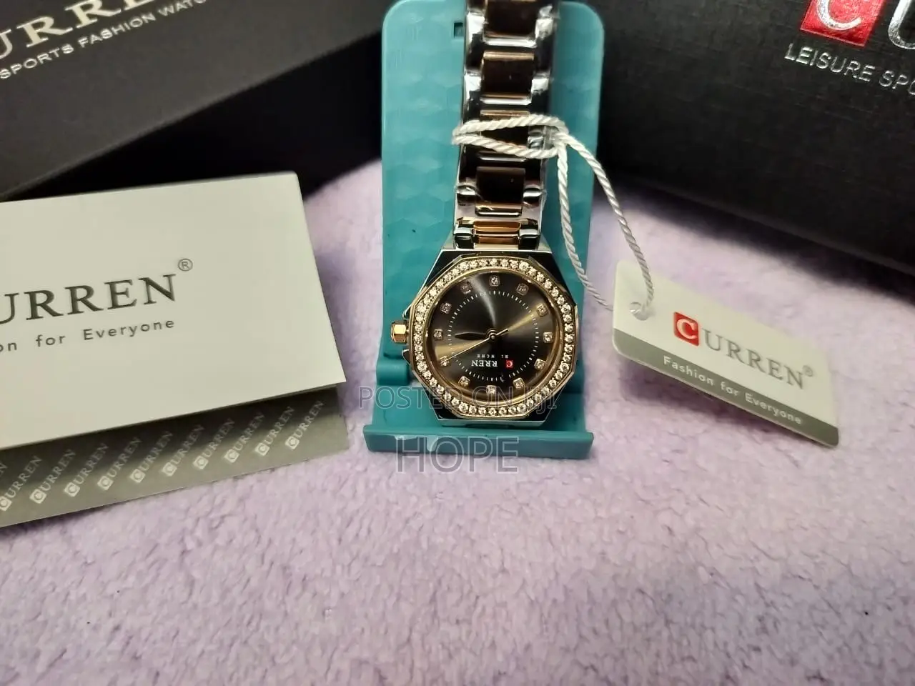 CURREN Ladies Watch - Diamond Bezel