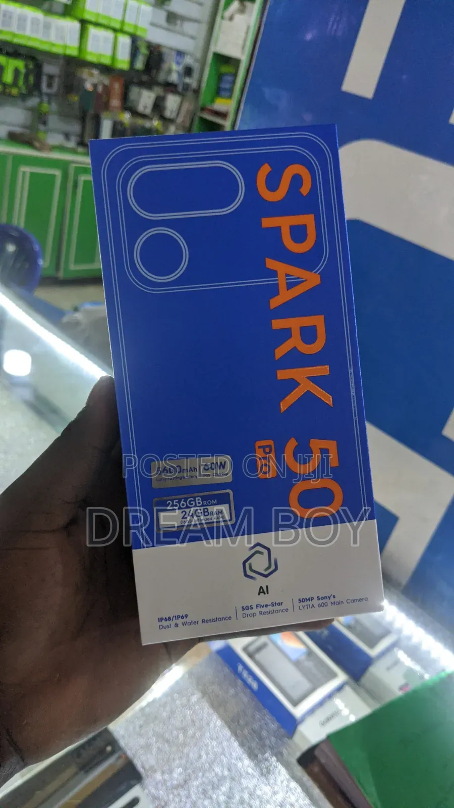 New Tecno Spark 50 Pro 256 GB Black