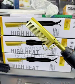 Gold Ceramic Professional Press Comb