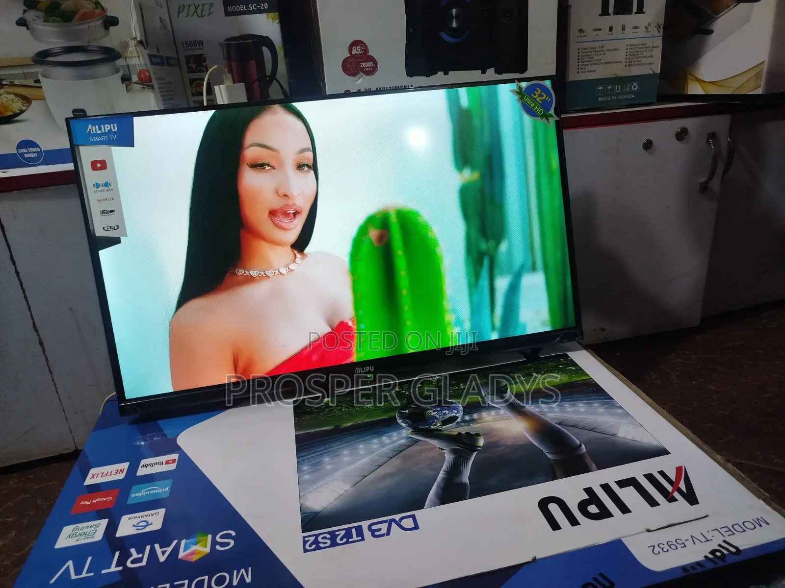 32 Alipu Smart 4Kdigital Flat Screen Flameless