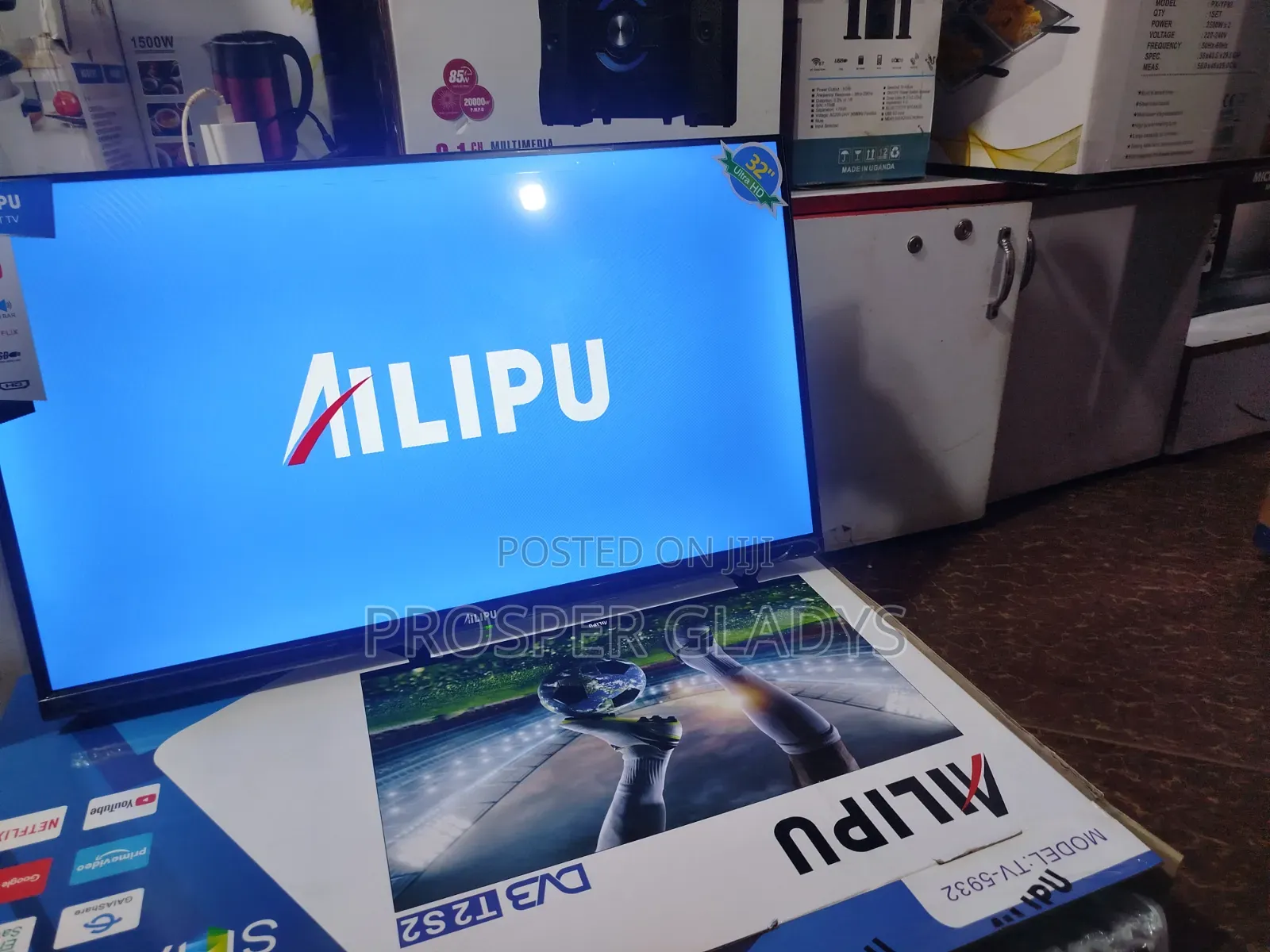 32 Alipu Smart 4Kdigital Flat Screen Flameless