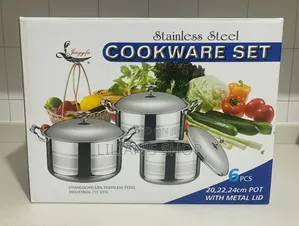 6-Piece Jingyifa Stainless Steel Cookware Set