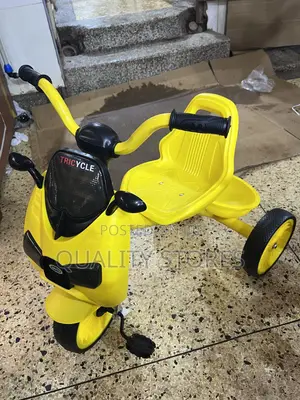 Mirror Baby Tricycle Yellow