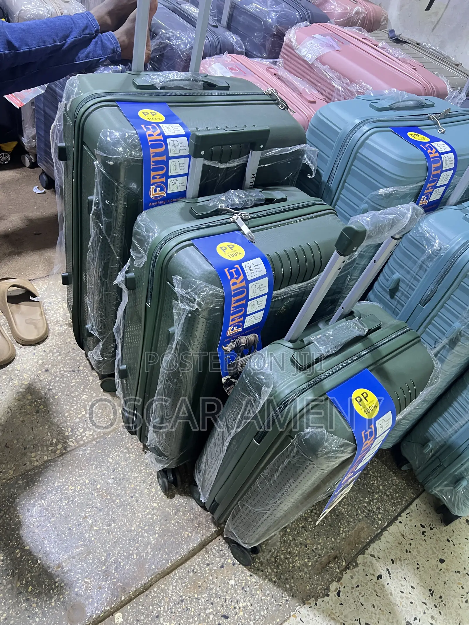 Rubber Suitcase Set
