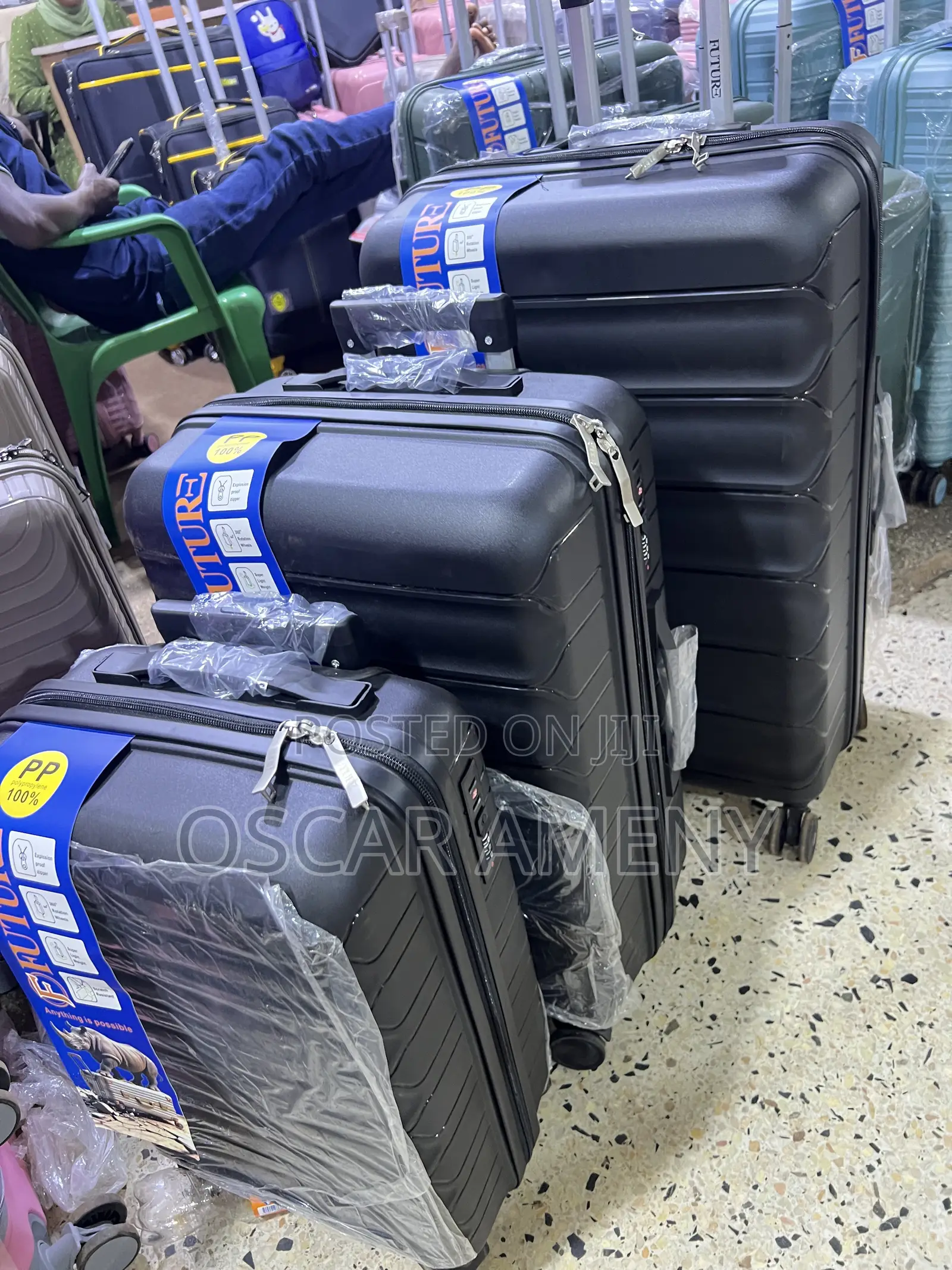 Rubber Suitcase Set