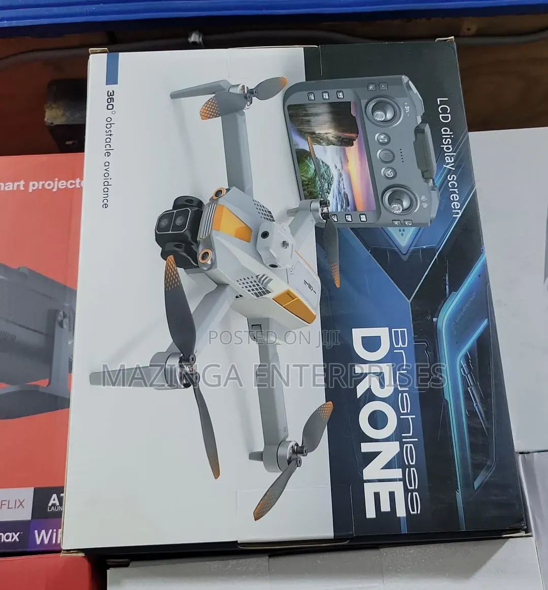 GPS Brushless Camera Drone WTH Remote Controlled Built-in LCD Screen