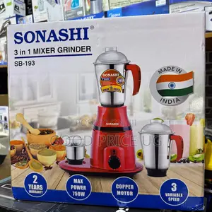Sonashi 3 in 1 Mixer Grinder