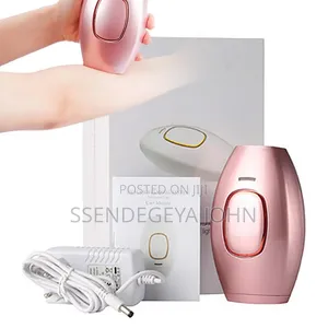Pink Handheld Home-Use Intense Pulsed Light (IPL) Hair Removal Device