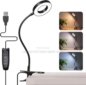 Rechargeable Clamp 3-Mode Reading Lamp – Flexible, Portable Bright