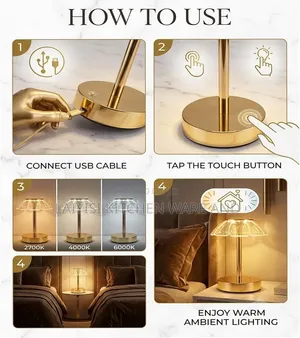 Unique Rechargeable Bedside Atmospheric Light – Stylish, Elegant