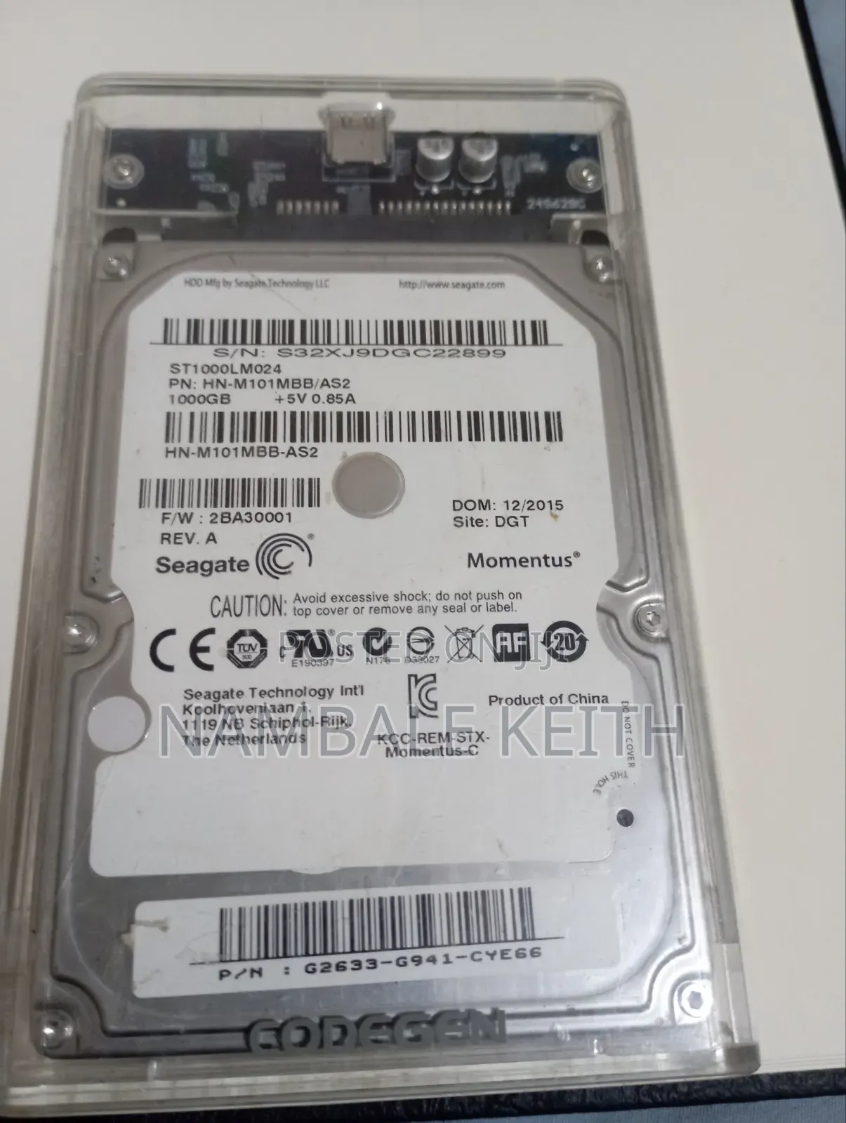 1 TB Hard Disk