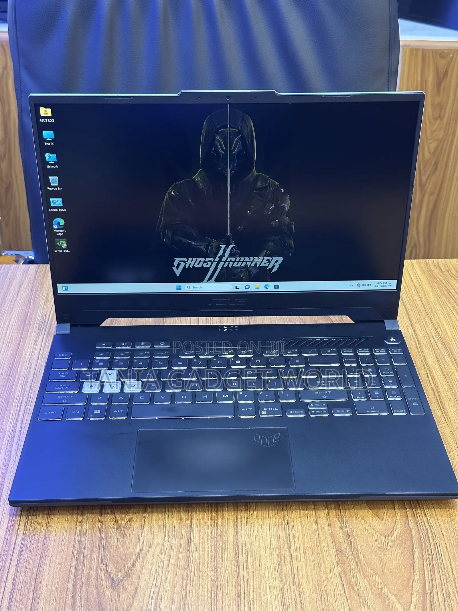 Laptop Asus TUF Dash F15 16GB Intel Core i7 SSD 512GB