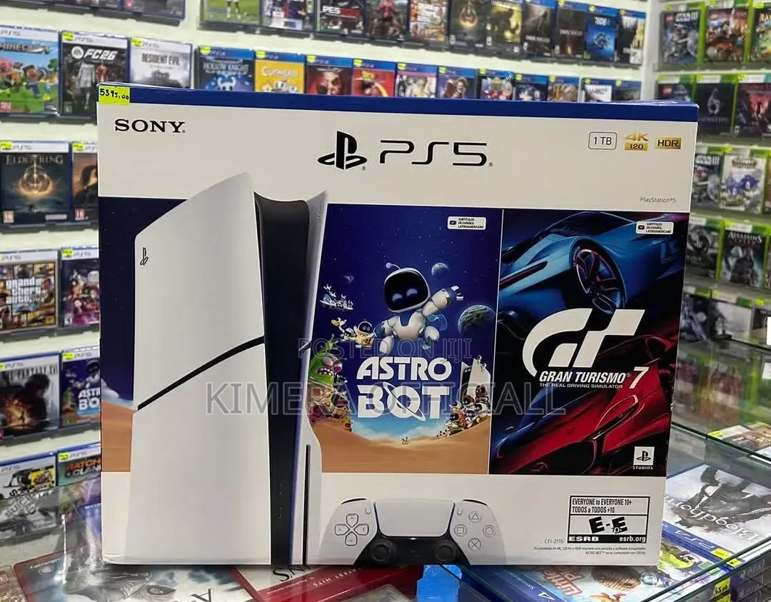 Brand New Boxed Ps5 Slim Disc Version 1TB SSD STORAGE With Free Games