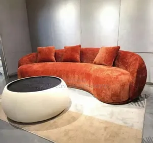 Sofas/Thick 3seater Bean Sofa With Center Table.