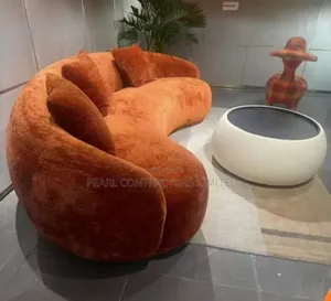 Sofas/Thick 3seater Bean Sofa With Center Table.
