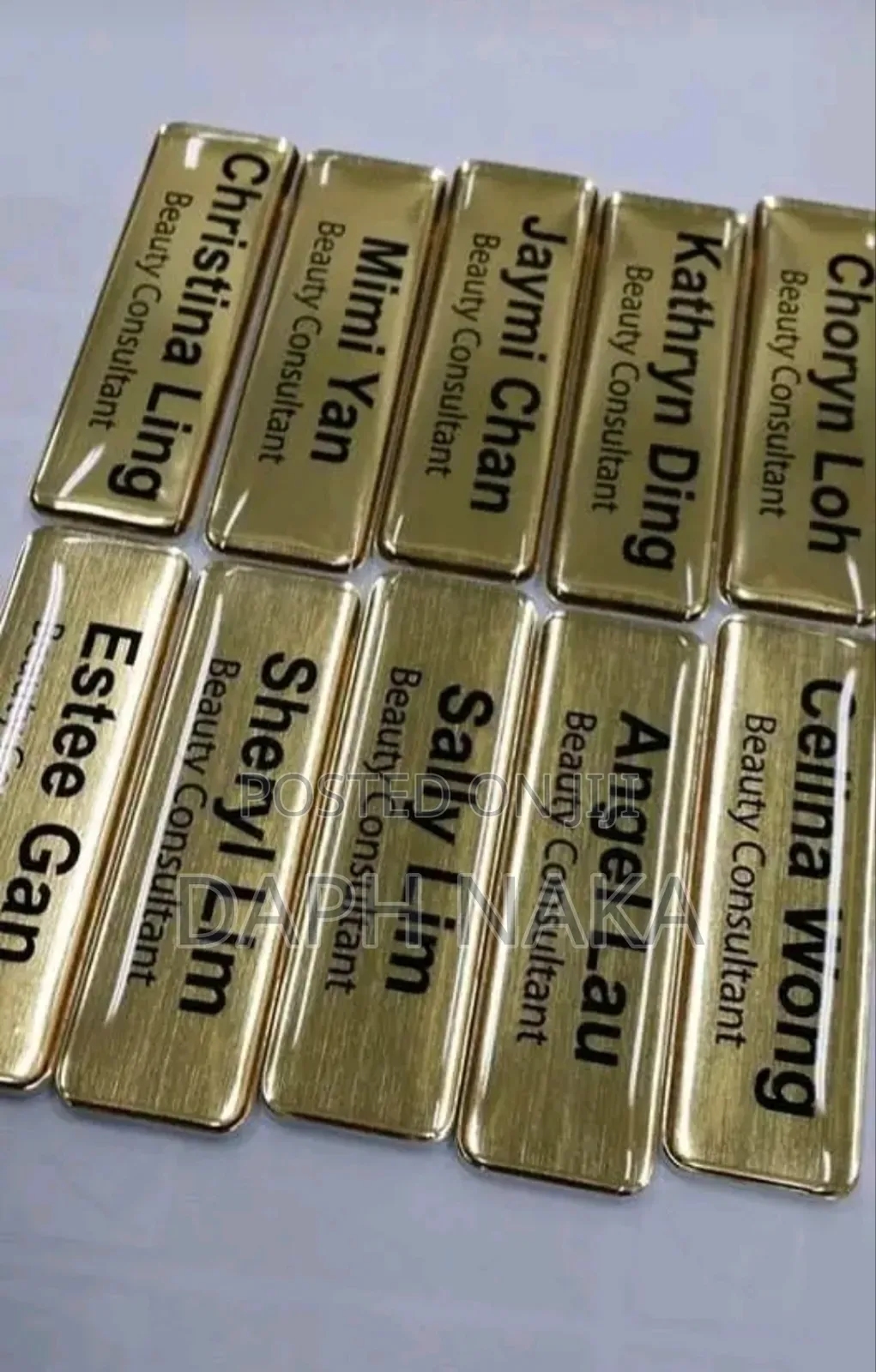 Chest Name Tags