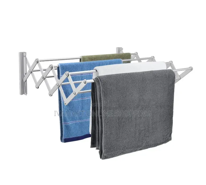 Wall-Mounted Retractable / Flexible Clothes Drying / Hanging Rack