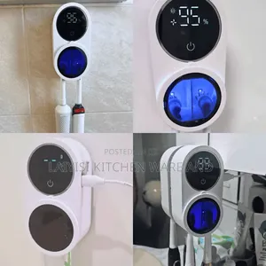 UV Toothbrush Sanitizer Wall Mounted Holder With Dual Disinfection,