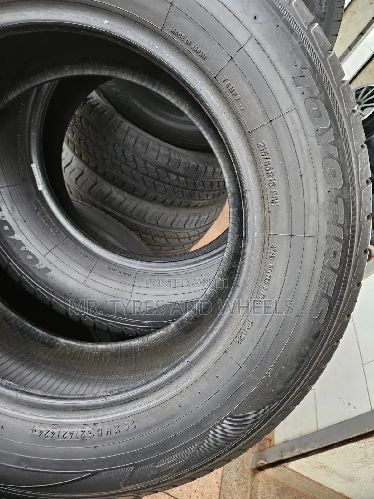 215/65r16 Toyo Tranpath Mp Tyres