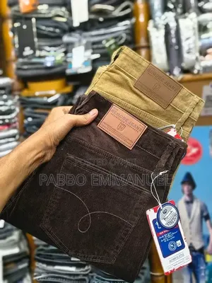 Checked Jean Pants