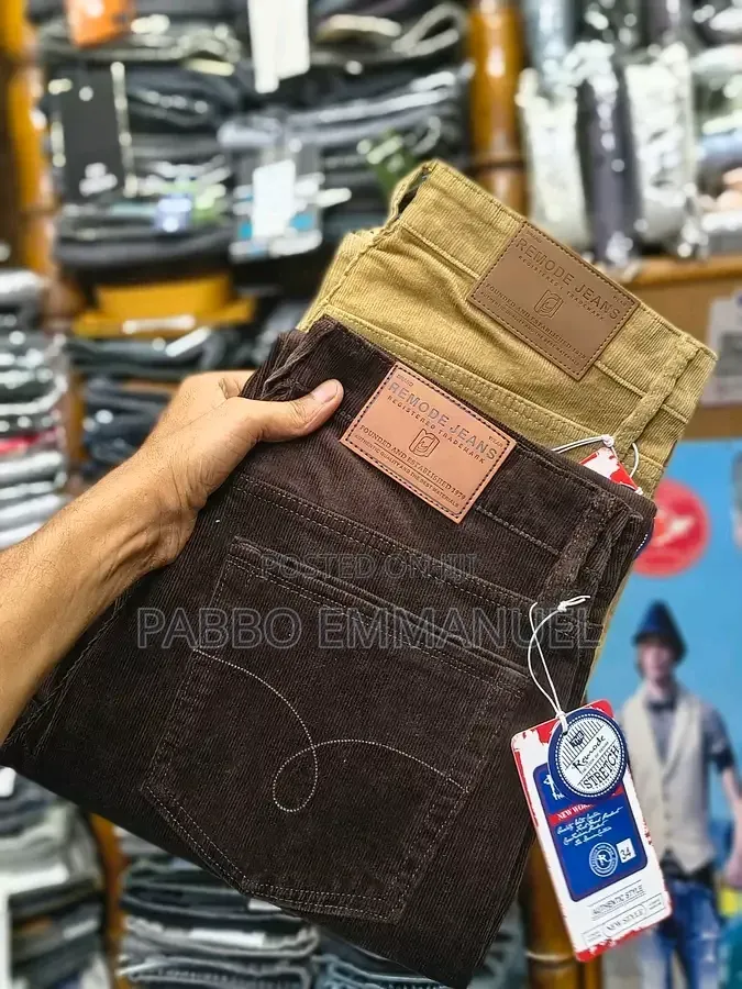 Checked Jean Pants