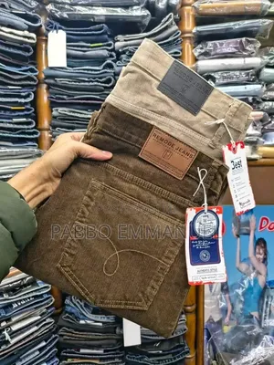 Checked Jean Pants