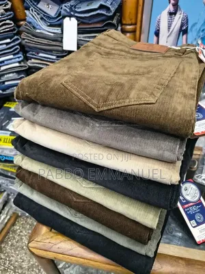 Checked Jean Pants