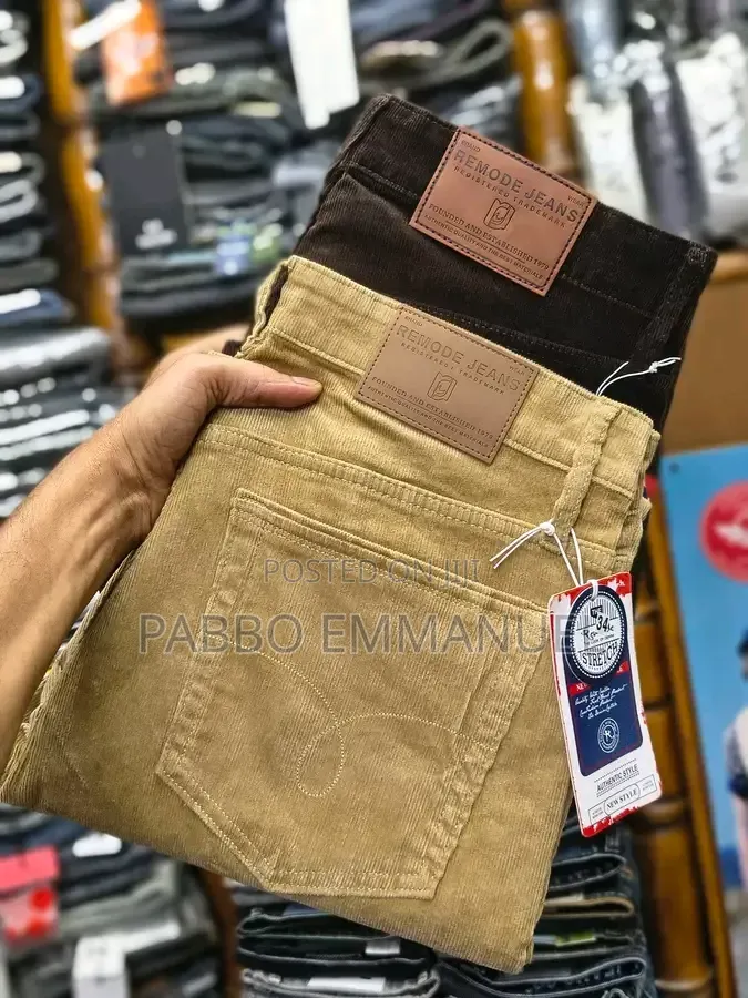 Checked Jean Pants