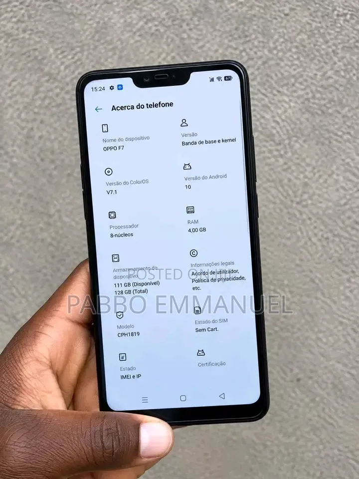 Oppo F7 64 GB Black