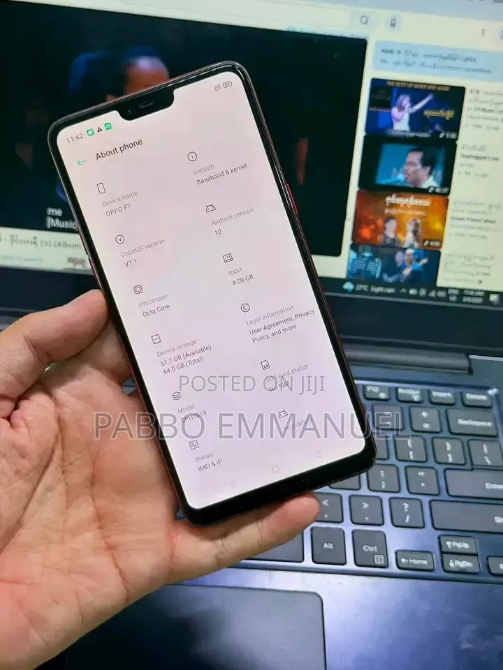 Oppo F7 64 GB Black