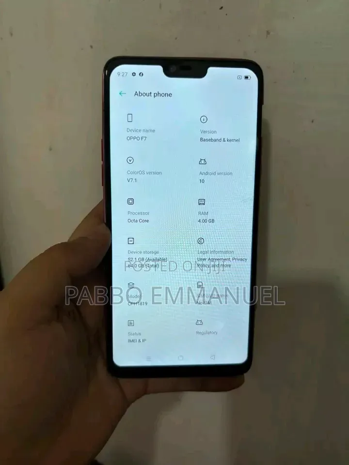 Oppo F7 64 GB Red