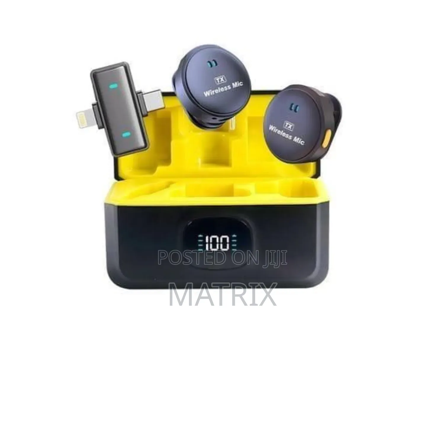 Wireless Lavalier Microphone With 48H Battery for Content Creators