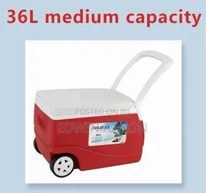 36L Ice Cooler Box With Wheels